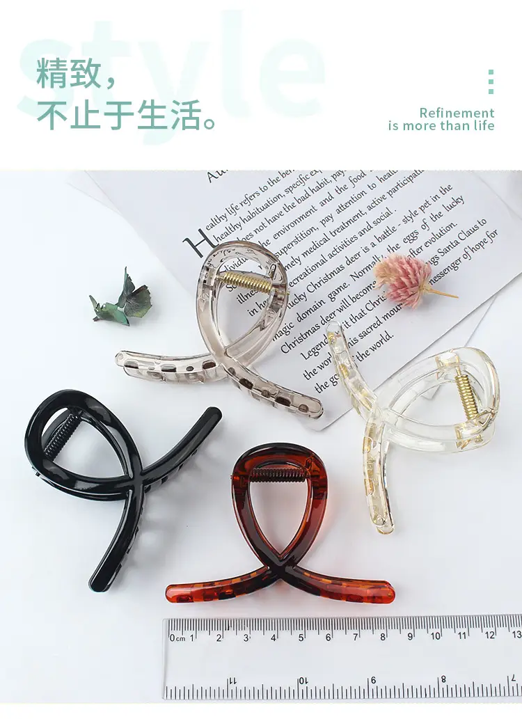 Korean Spring & Summer Hair Grab Clip Light Blue — feature 4