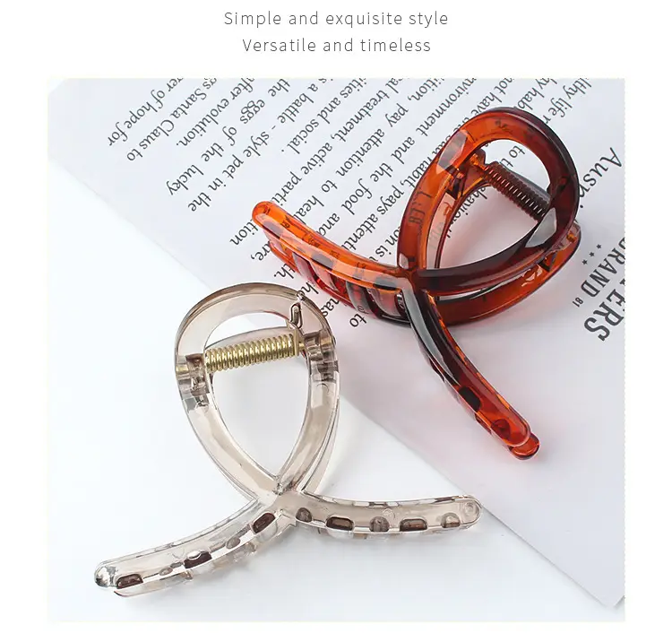 Korean Spring & Summer Hair Grab Clip Light Blue — feature 5