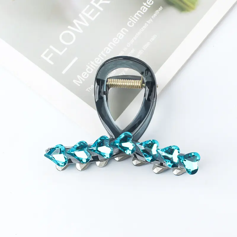 Korean Spring & Summer Hair Grab Clip Light Blue