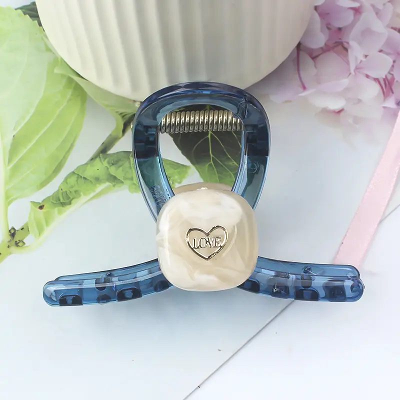 Korean Spring & Summer Hair Grab Clip Light Blue