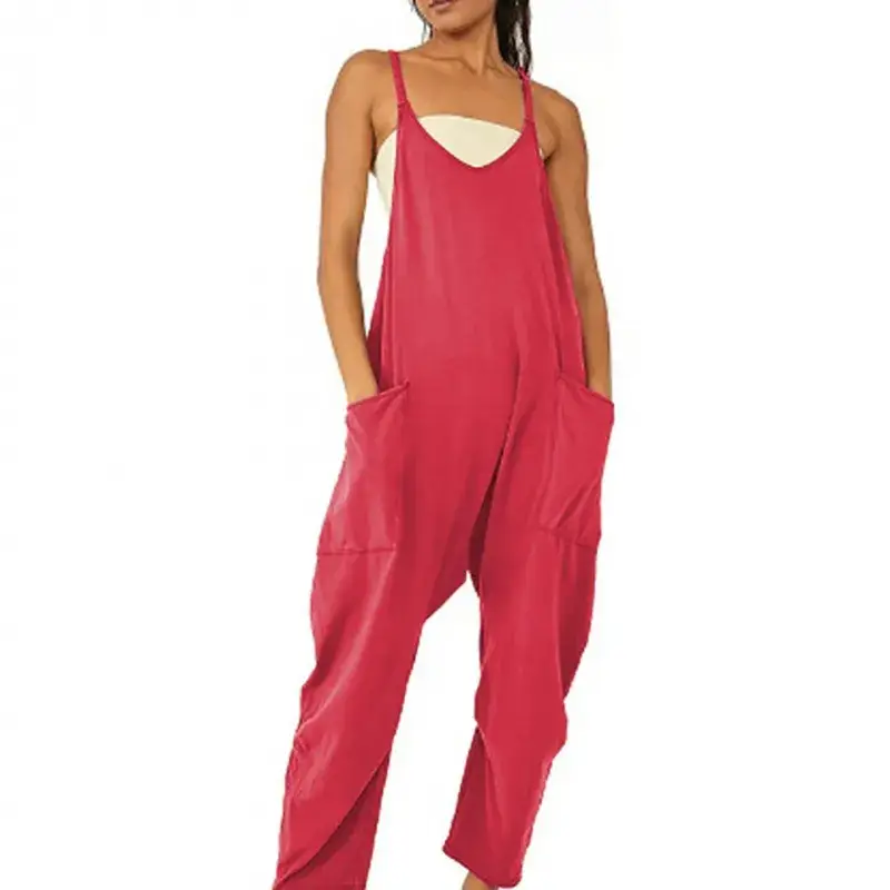 2023 Women's Green Zipper Pocket Trousers Set