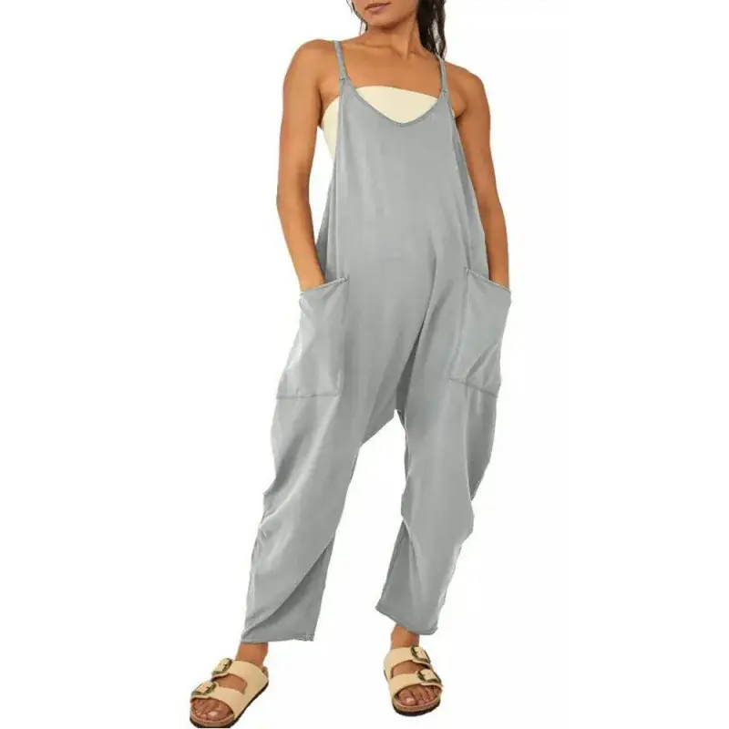 2023 Women's Green Zipper Pocket Trousers Set