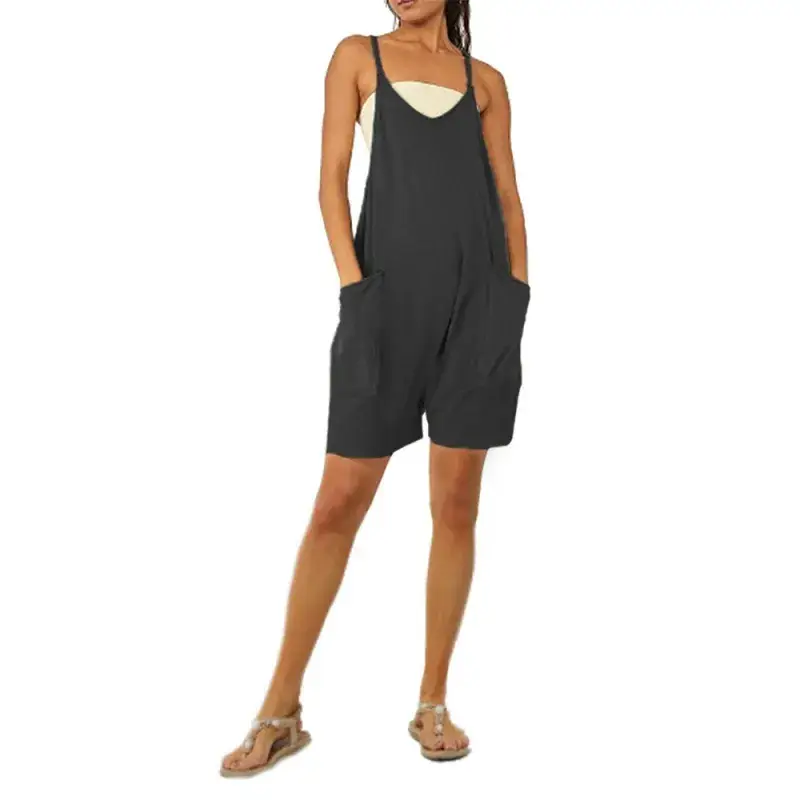 2023 Women's Green Zipper Pocket Trousers Set