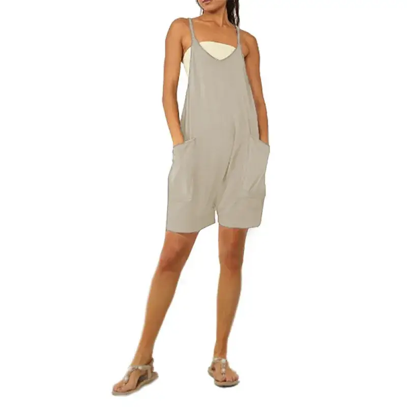2023 Women's Green Zipper Pocket Trousers Set