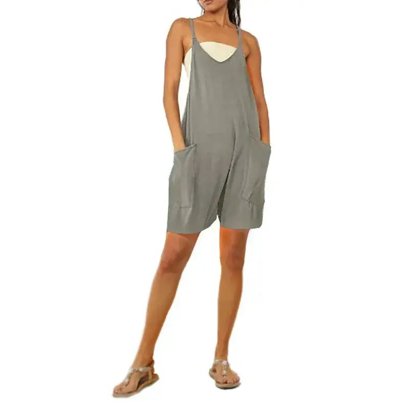 2023 Women's Green Zipper Pocket Trousers Set