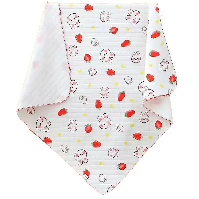 Newborn Cotton Quilted Baby Swaddle Blanket Panda Design - Image 15