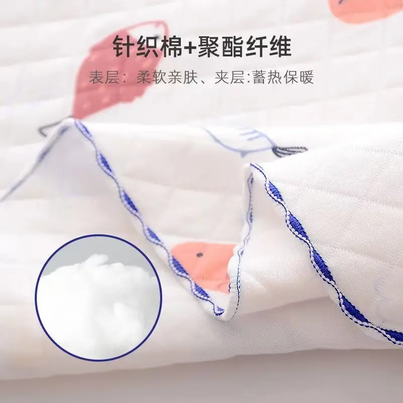 Newborn Cotton Quilted Baby Swaddle Blanket Panda Design — feature 12