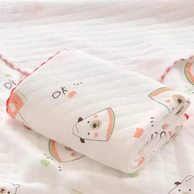 Newborn Cotton Quilted Baby Swaddle Blanket Panda Design - Image 5