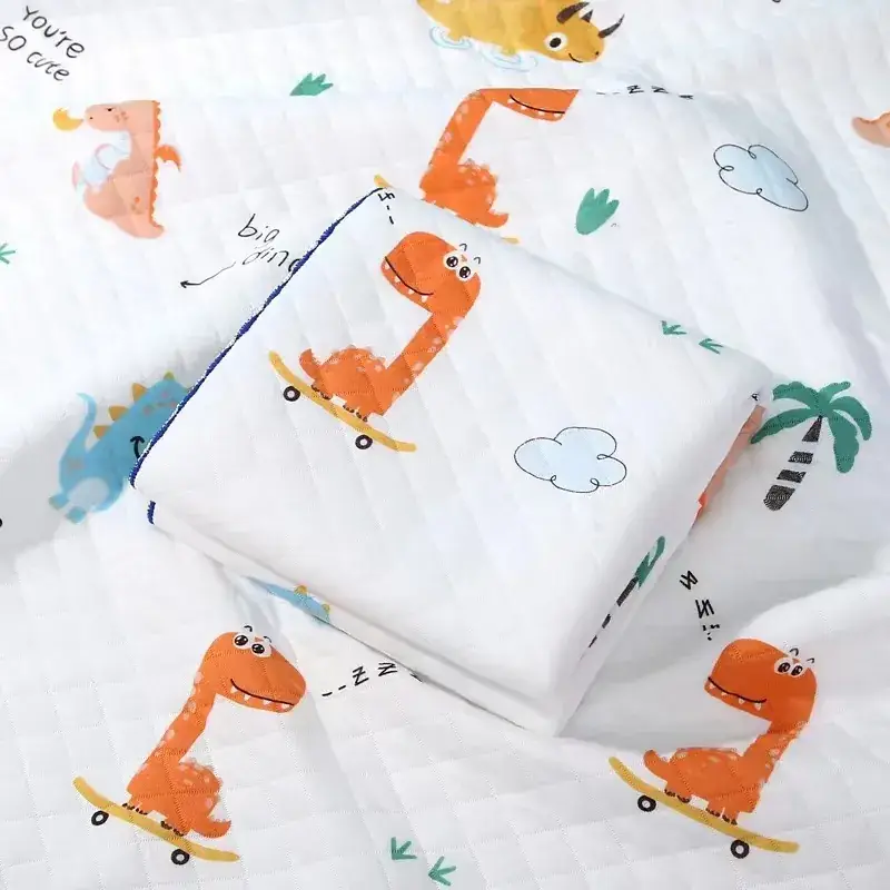 Newborn Cotton Quilted Baby Swaddle Blanket Panda Design - Image 8