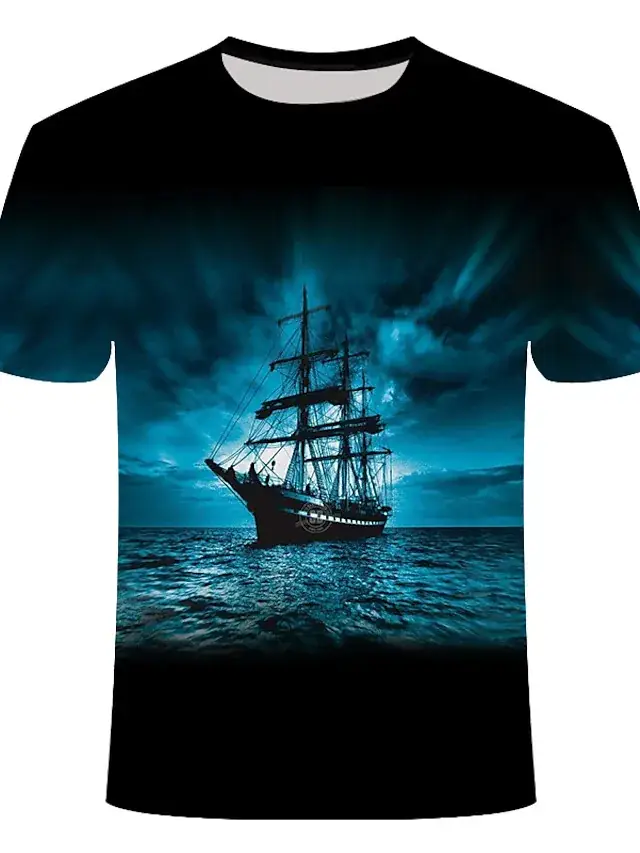 New Plus Size Men's 3D Camo T-Shirt Cool Trendy — feature 5