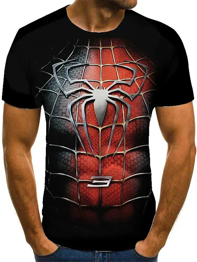 New Plus Size Men's 3D Camo T-Shirt Cool Trendy - Image 11