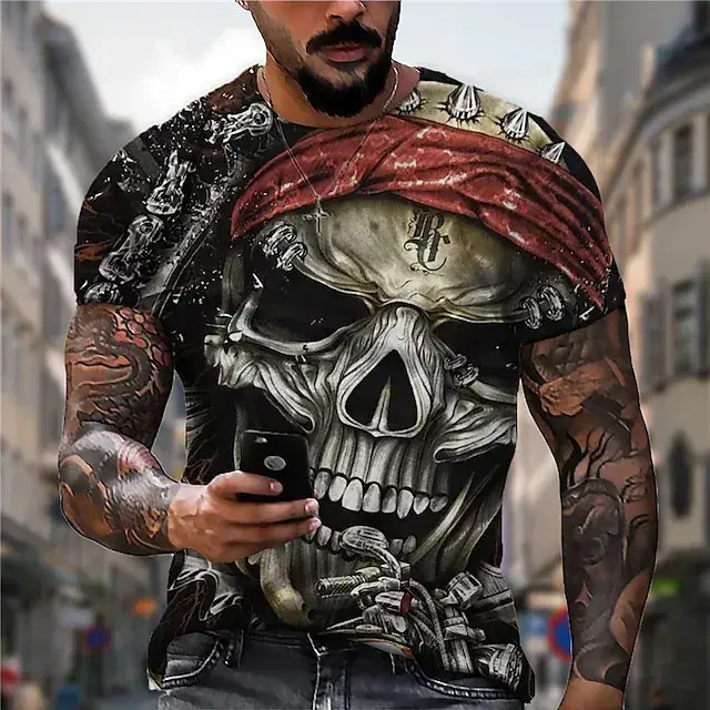 New Plus Size Men's 3D Camo T-Shirt Cool Trendy - Image 15