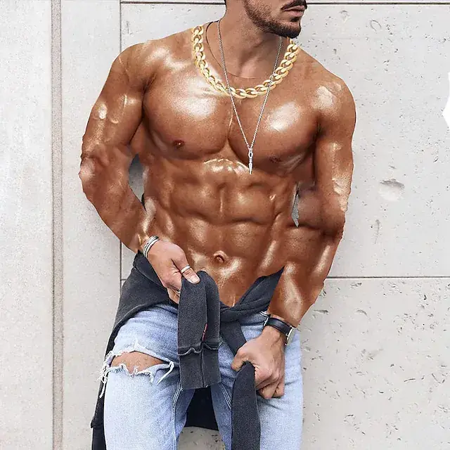 New Plus Size Men's 3D Camo T-Shirt Cool Trendy - Image 21
