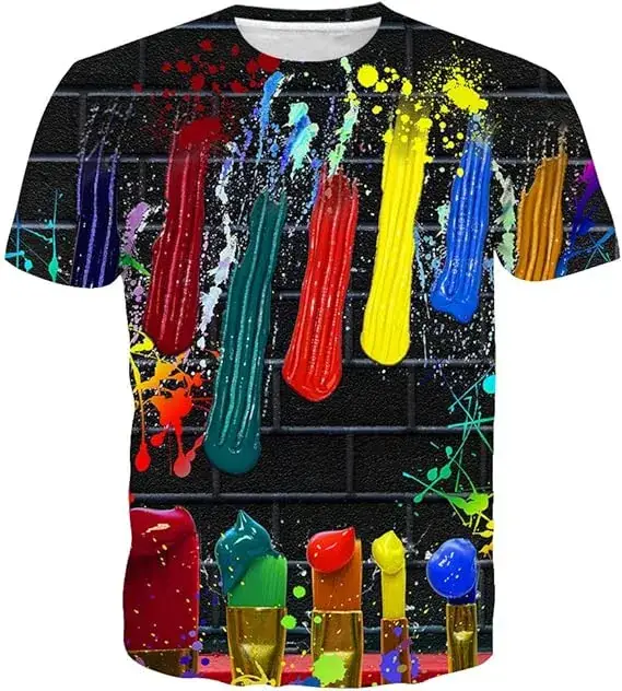 New Plus Size Men's 3D Camo T-Shirt Cool Trendy - Image 26