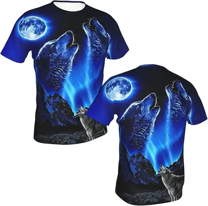 New Plus Size Men's 3D Camo T-Shirt Cool Trendy - Image 30