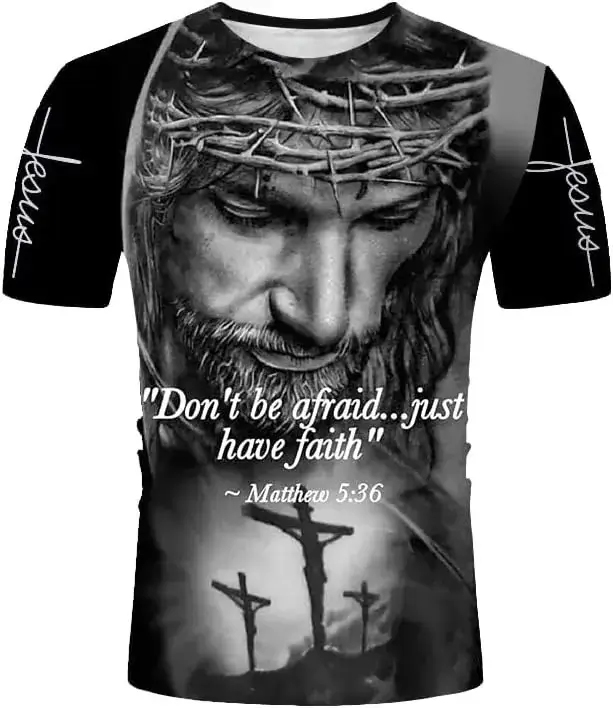 New Plus Size Men's 3D Camo T-Shirt Cool Trendy - Image 34