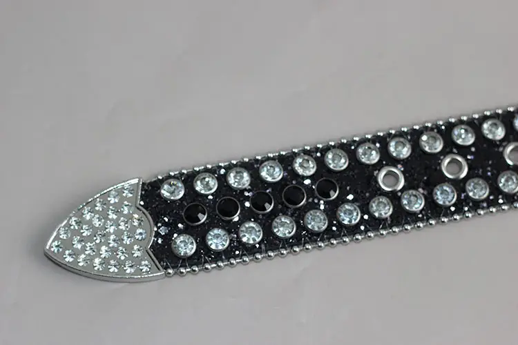 Crystal-Encrusted Belt for Men Women Western Cowboy Style — feature 11