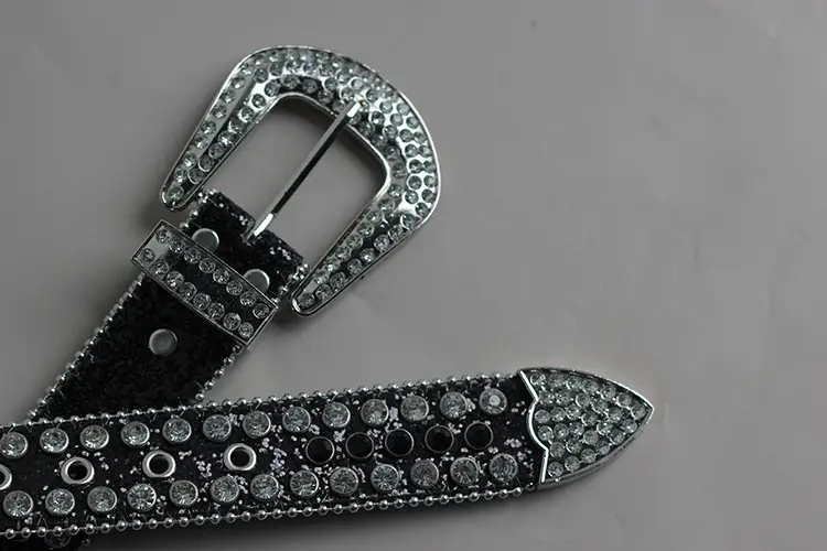 Crystal-Encrusted Belt for Men Women Western Cowboy Style — feature 8