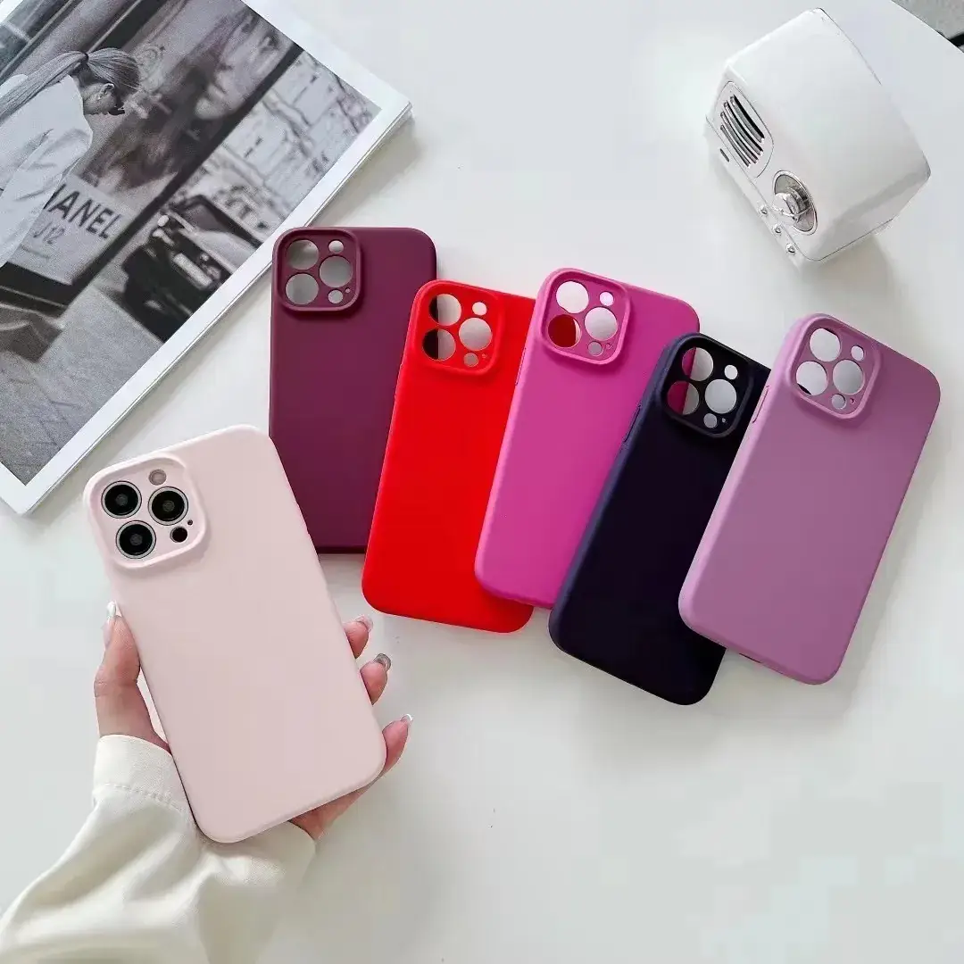 Liquid Silicone iPhone 16 Pro Case Anti-Fingerprint Camera Protection - Image 19