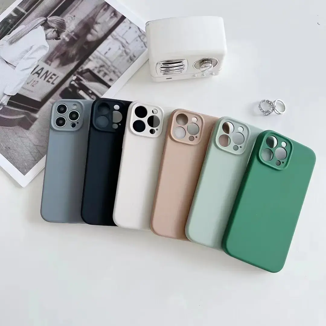 Liquid Silicone iPhone 16 Pro Case Anti-Fingerprint Camera Protection - Image 20