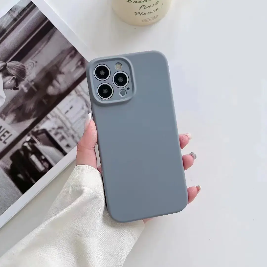 Liquid Silicone iPhone 16 Pro Case Anti-Fingerprint Camera Protection - Image 15