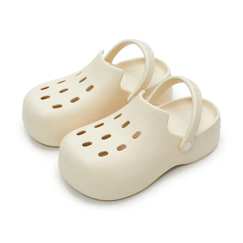 Premium Thick Sole Slippers Women's Drifting Outdoor Mueller Shoes Sandals Summer Office Hole Shoes for Outer Wear Height