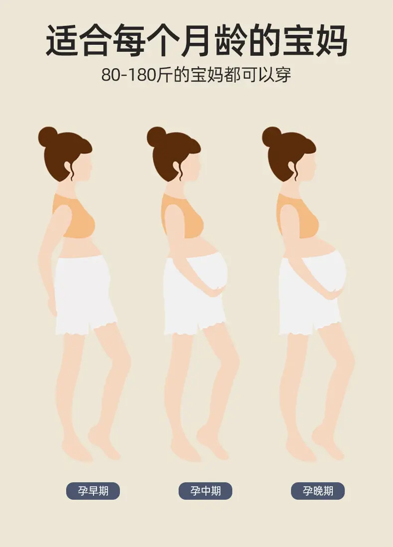 Maternity Safety Shorts for Summer, Thin Style, Ice Silk, High-Waisted, Anti-Exposure, Loose Fit, Plus Size, Summer Wear — feature 11