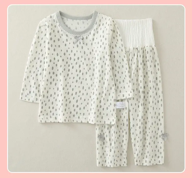 Baby's Pure Cotton Long Sleeve Suit Summer Pajamas — feature 17