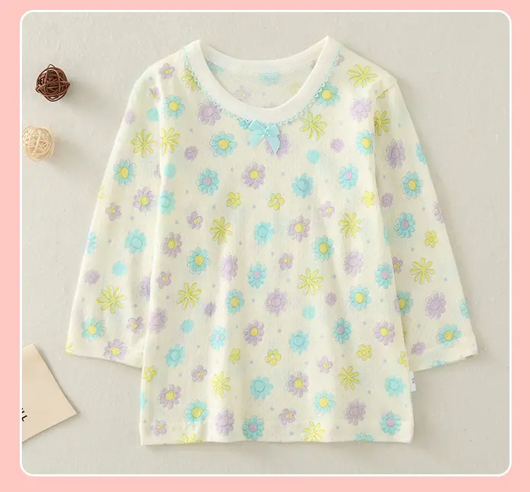 Baby's Pure Cotton Long Sleeve Suit Summer Pajamas — feature 25