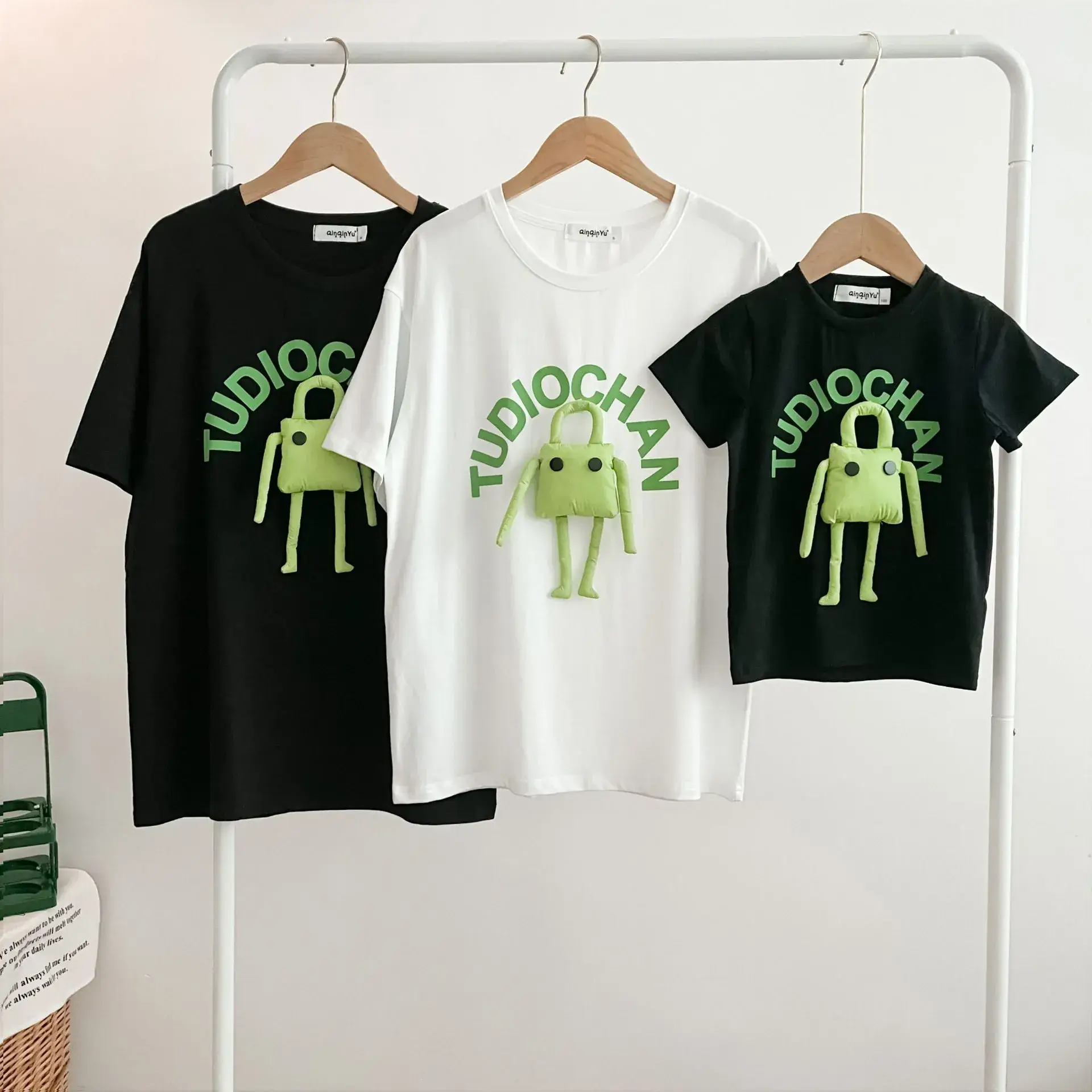 Baby Climbing Suit Cartoon Mother & Child Cotton Summer Top