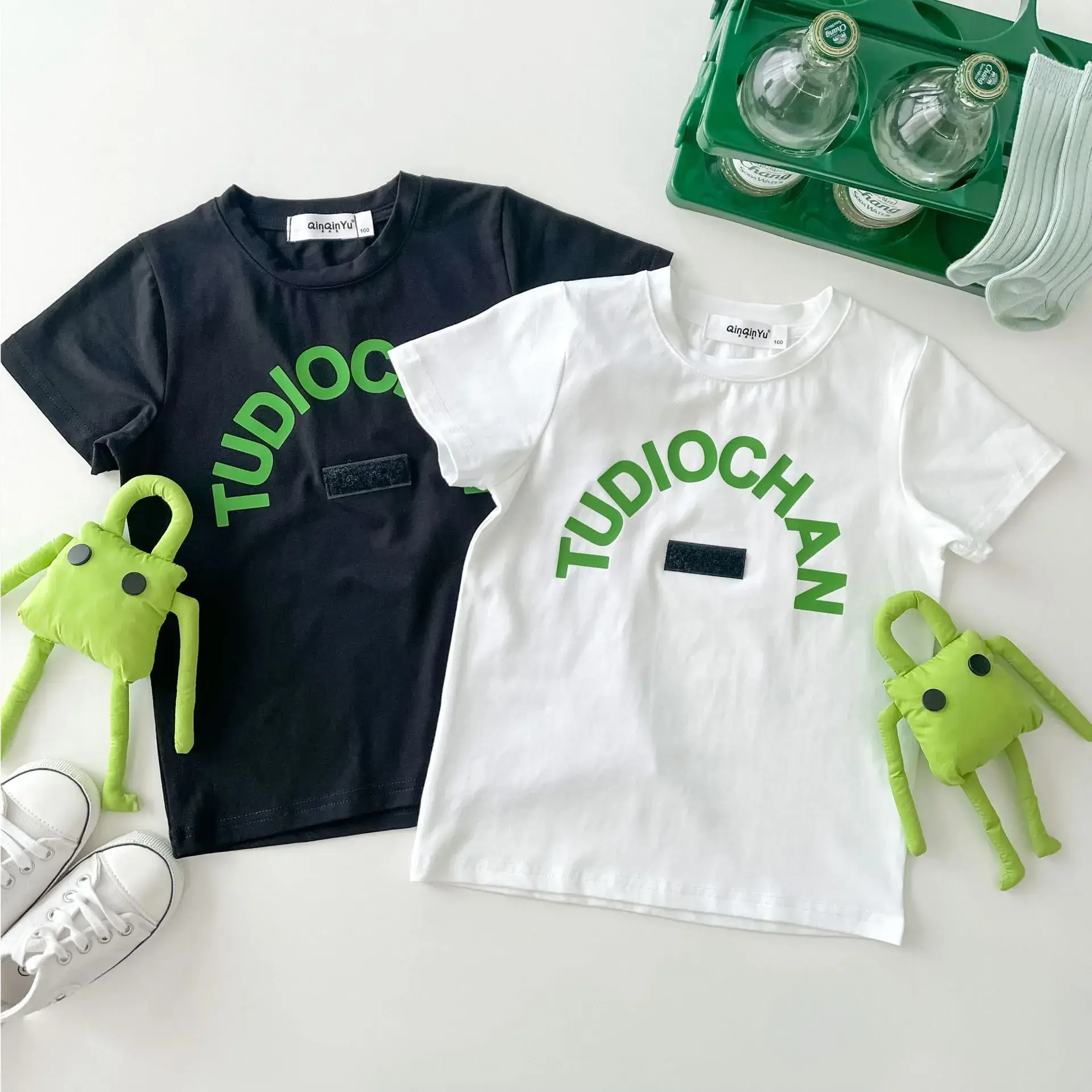 Baby Climbing Suit Cartoon Mother & Child Cotton Summer Top — feature 13