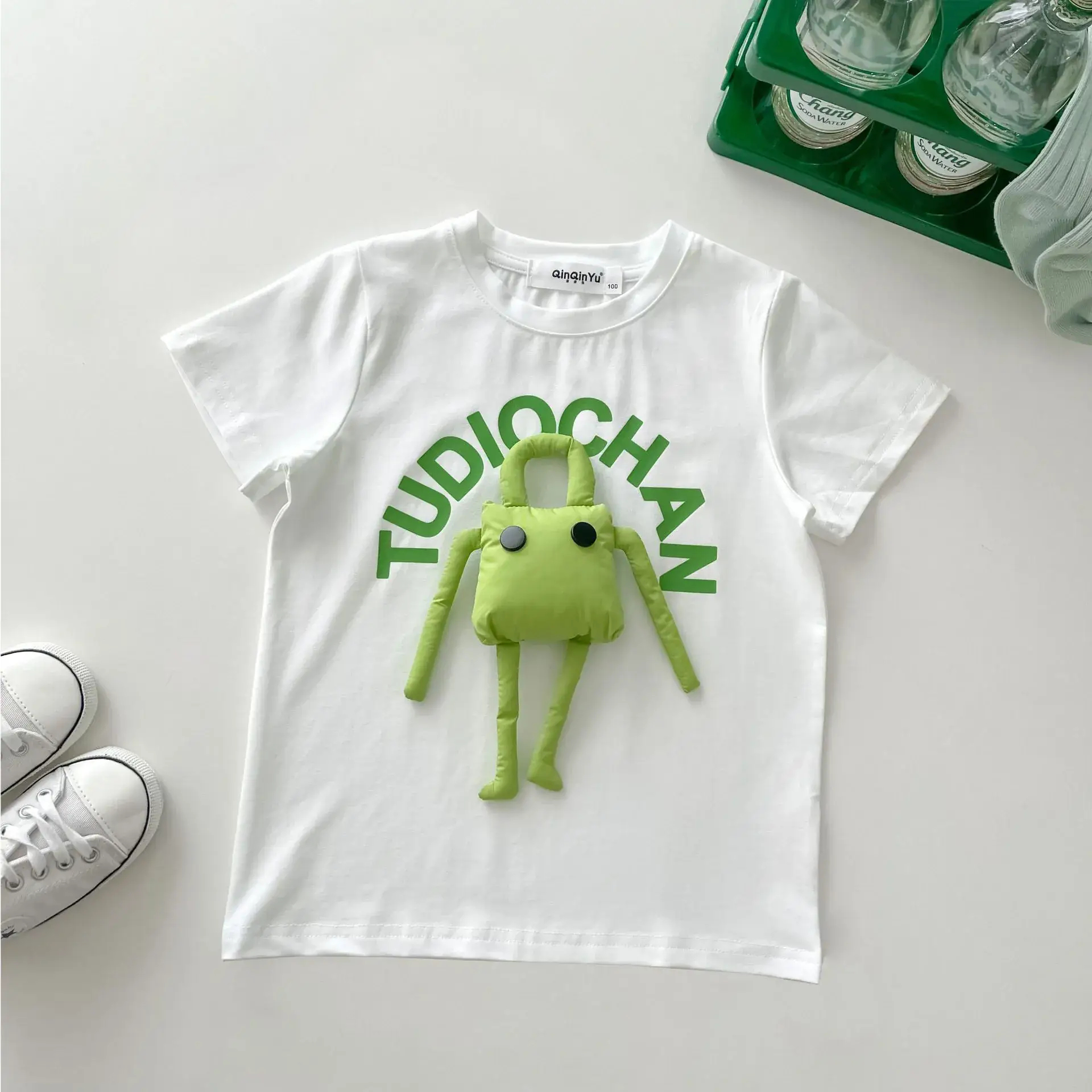 Baby Climbing Suit Cartoon Mother & Child Cotton Summer Top — feature 21