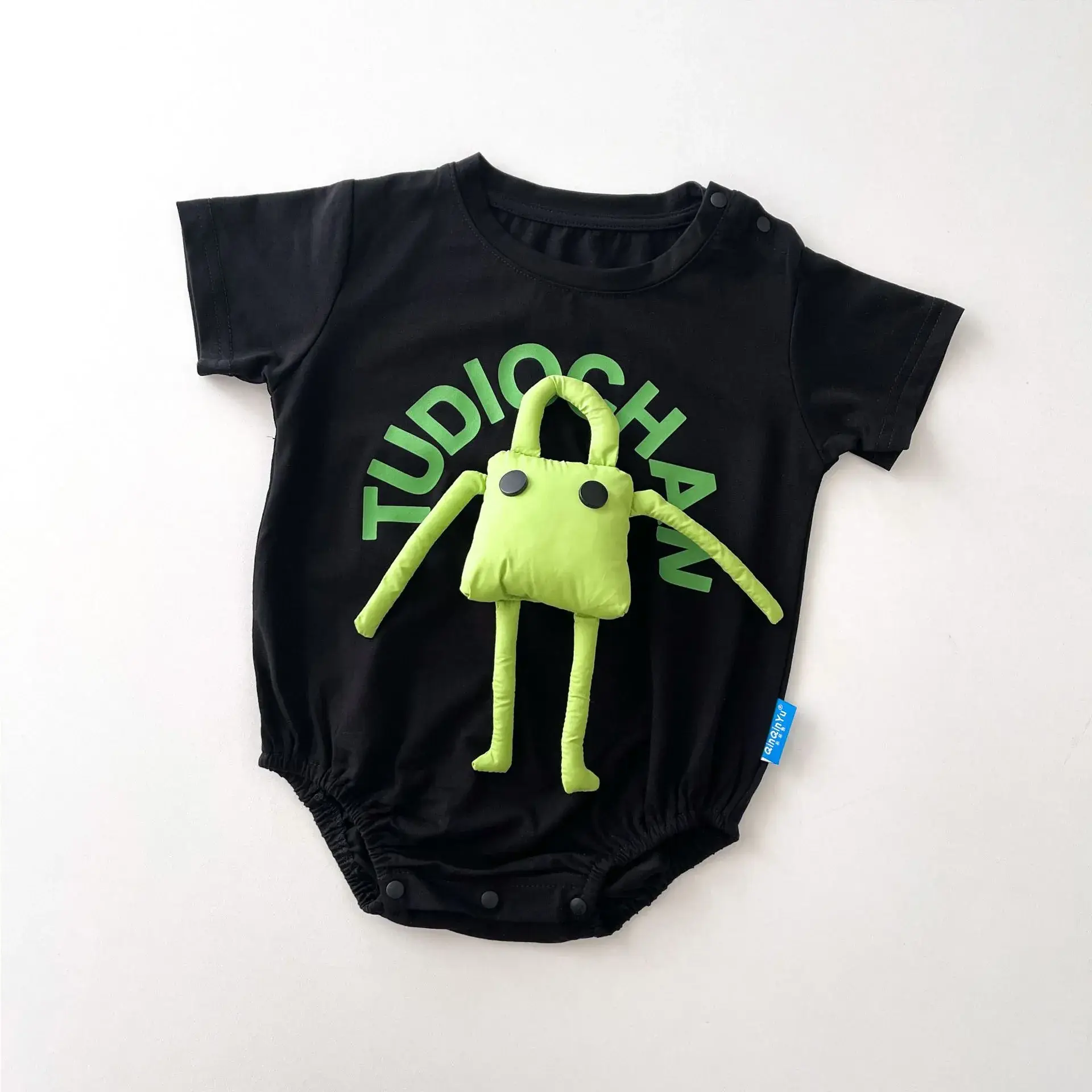 Baby Climbing Suit Cartoon Mother & Child Cotton Summer Top — feature 24