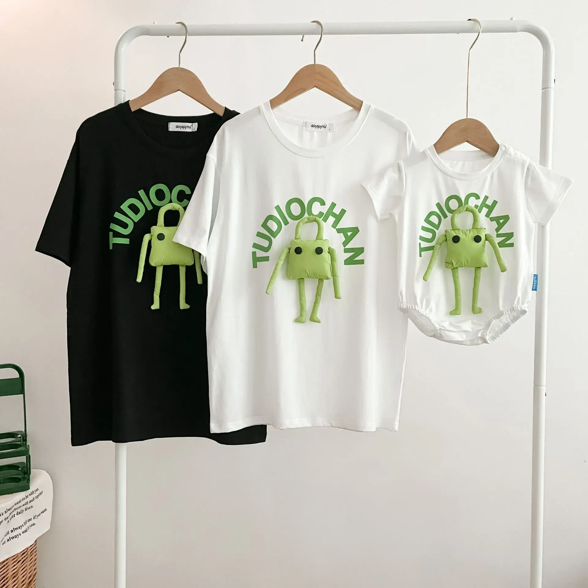 Baby Climbing Suit Cartoon Mother & Child Cotton Summer Top — feature 6