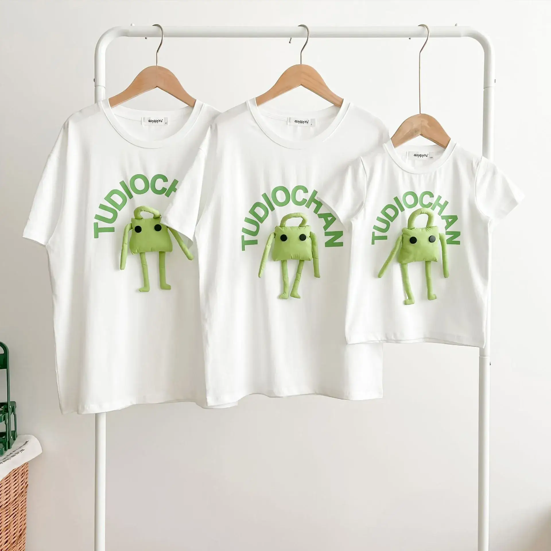 Baby Climbing Suit Cartoon Mother & Child Cotton Summer Top — feature 9