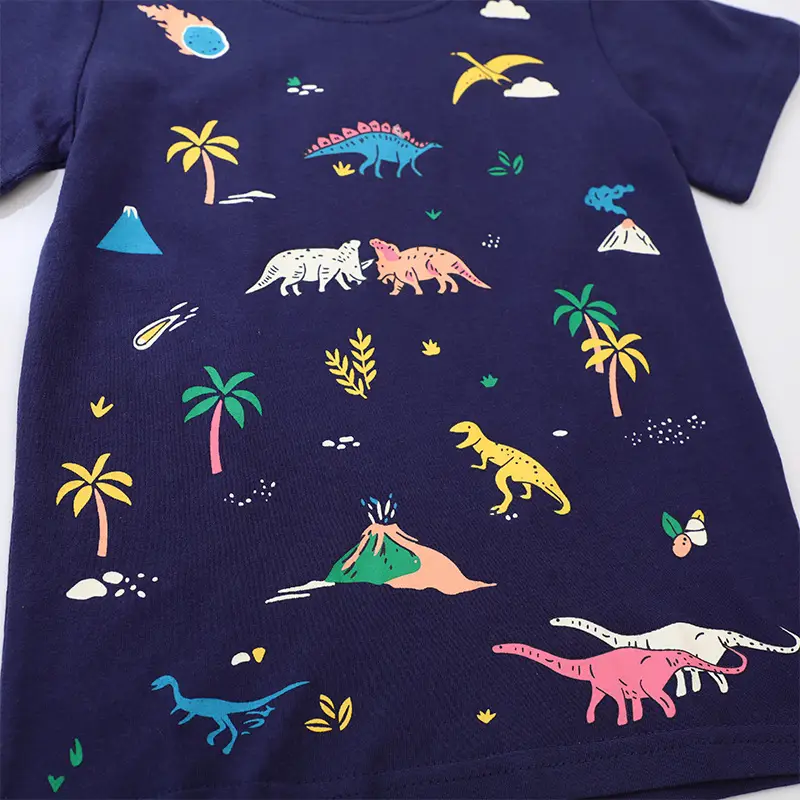 Blue Kids T-Shirt for Boys Summer Wear - Image 5