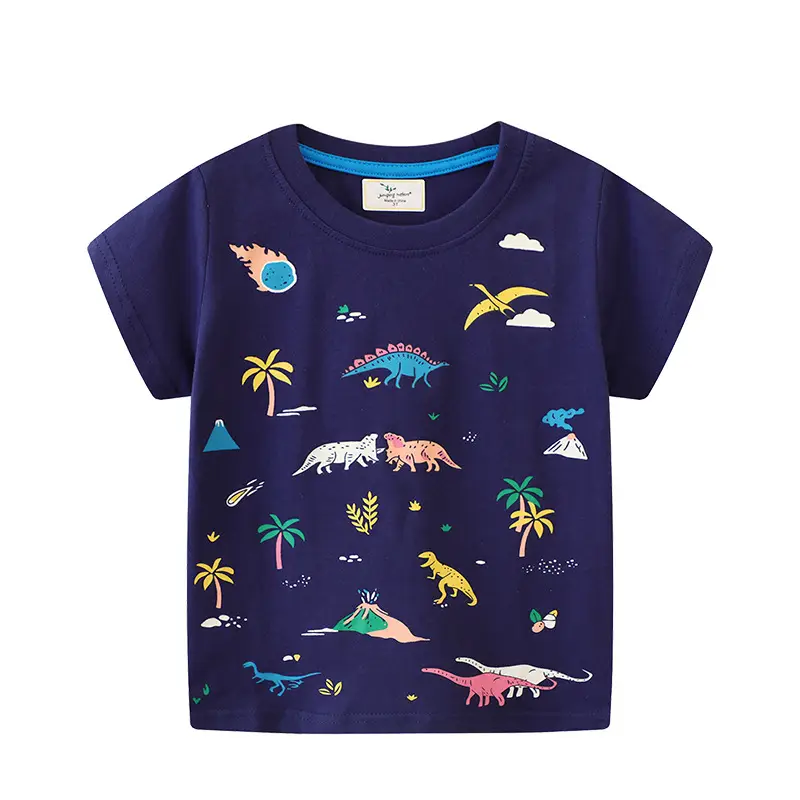 Blue Kids T-Shirt for Boys Summer Wear - Image 6