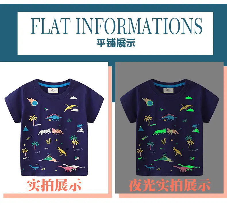 Blue Kids T-Shirt for Boys Summer Wear — feature 4