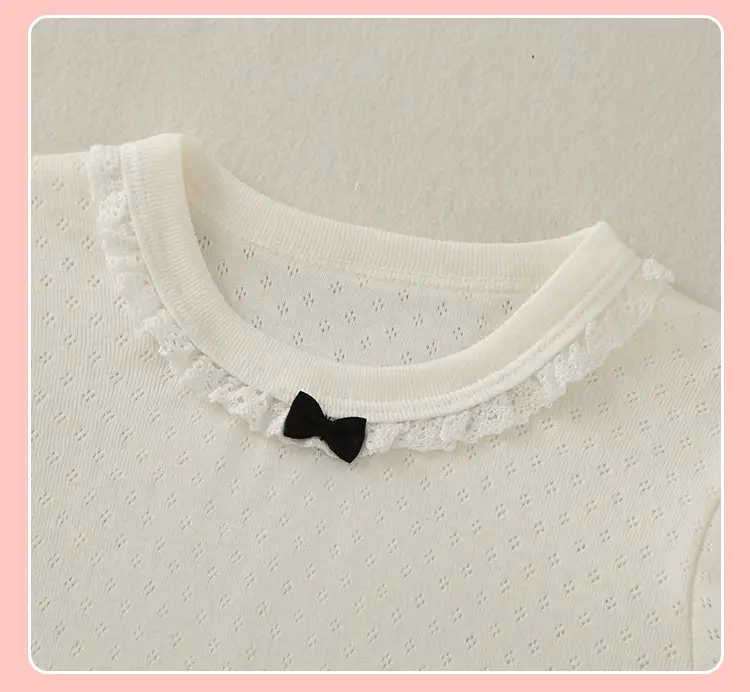 Girls T-shirt 2023 Cotton Round Neck Short Sleeve — feature 15