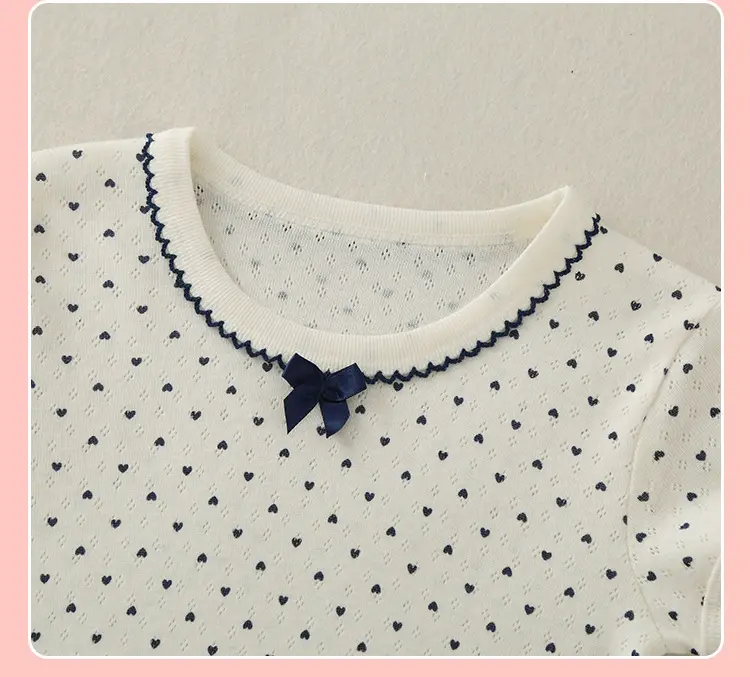 Girls T-shirt 2023 Cotton Round Neck Short Sleeve — feature 18