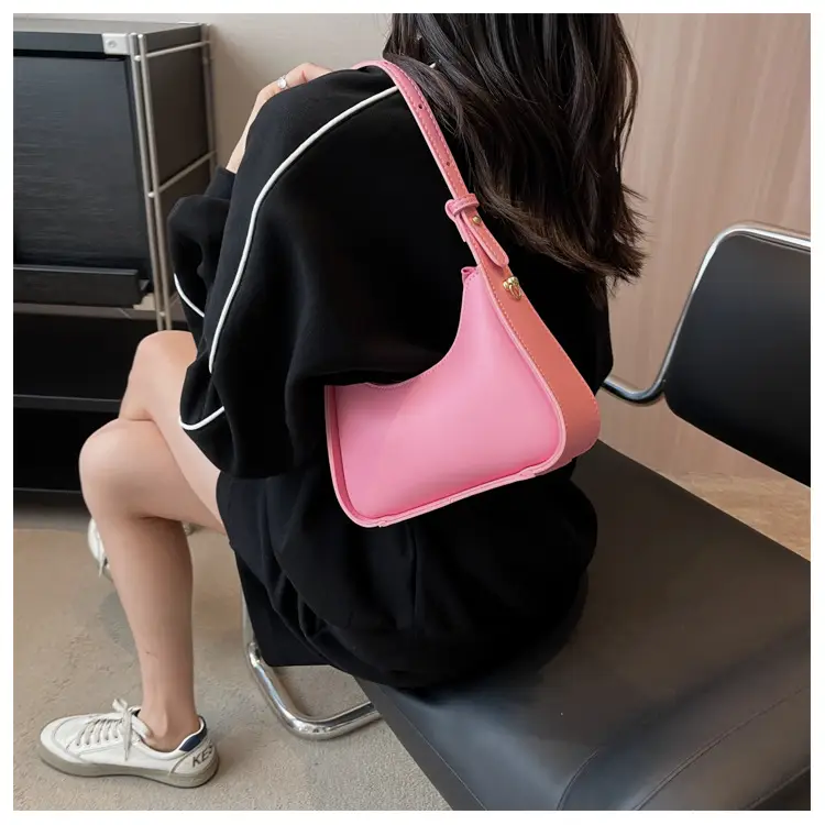 Pink French Style Shoulder Bag for Women — feature 34