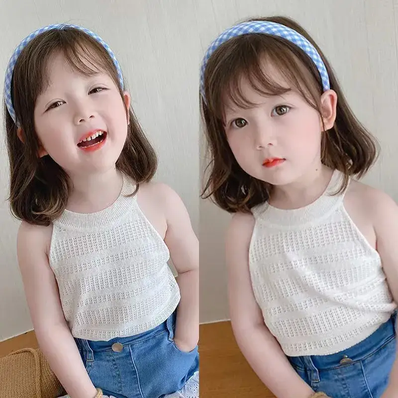 Girls' Blue Knitted Camisole Vest 2Yr Summer 2024 - Image 8