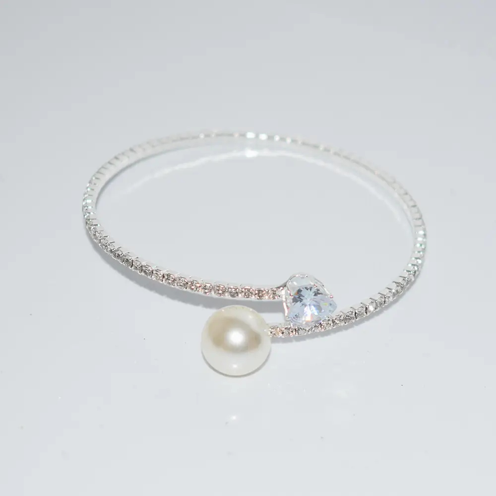 Three Piece Pearl Diamond Necklace Set Gold Plated - Image 11