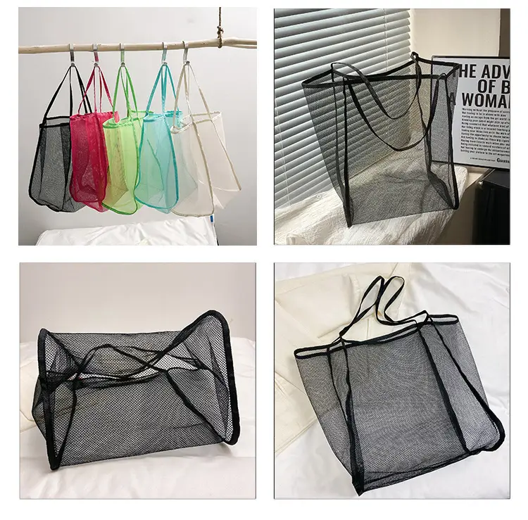 Women's Mesh Shoulder Bag Turquoise 2023 New — feature 10