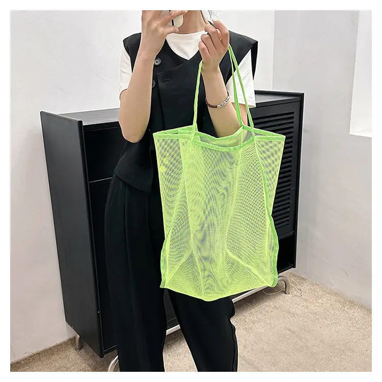 Women's Mesh Shoulder Bag Turquoise 2023 New — feature 20