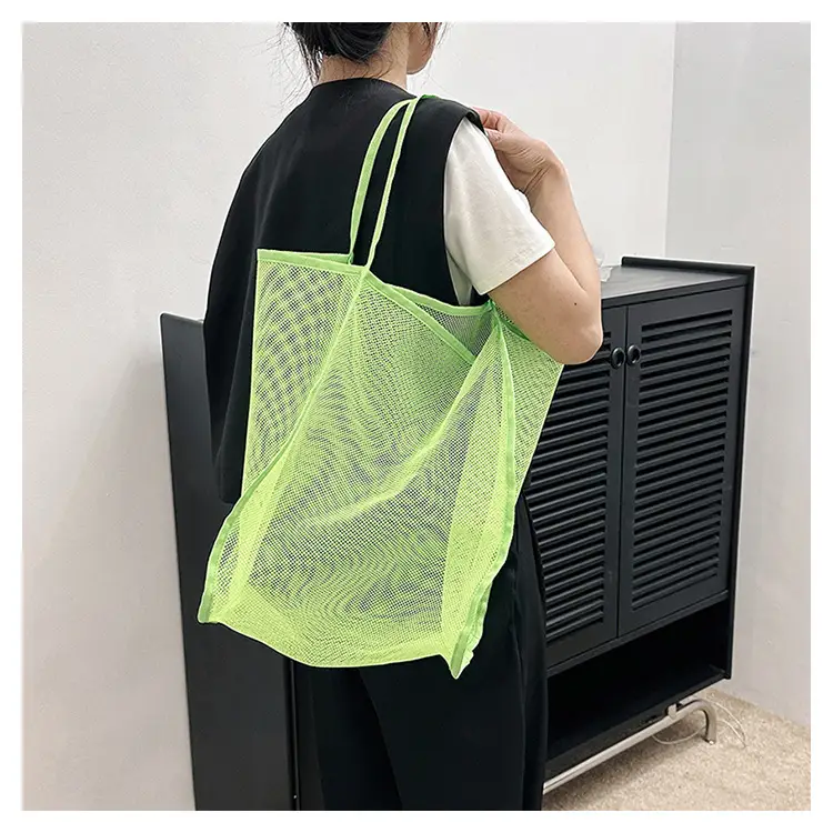 Women's Mesh Shoulder Bag Turquoise 2023 New — feature 21