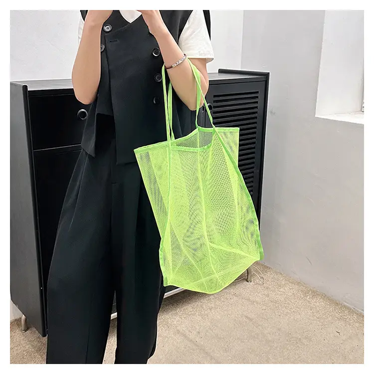 Women's Mesh Shoulder Bag Turquoise 2023 New — feature 22