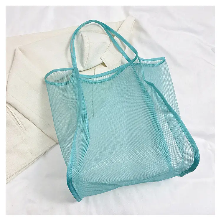 Women's Mesh Shoulder Bag Turquoise 2023 New — feature 25