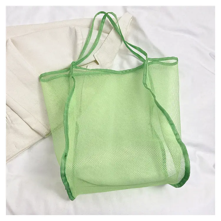 Women's Mesh Shoulder Bag Turquoise 2023 New — feature 27