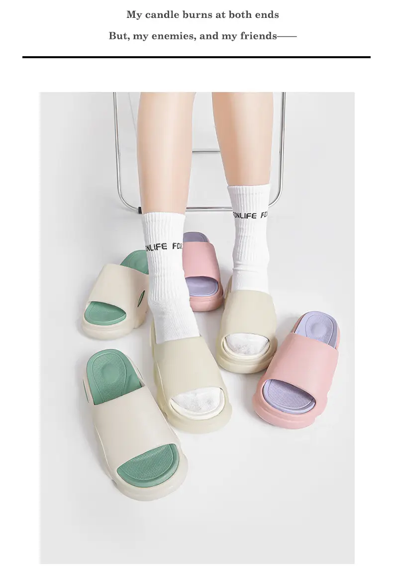 2025 Summer Women's Slip-On Sandals for Parties and Home Use, Non-Slip, Wear-Resistant, Durable, Lightweight, Height-Increasing, Suitable for Outdoor Wear, Comfortable and Versatile — feature 7